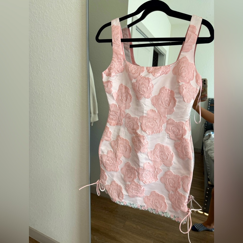 Pink boutique Floral Sleeveless Dress